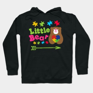 Little Bear Animal Cute Autism Awareness Family Gift Hoodie